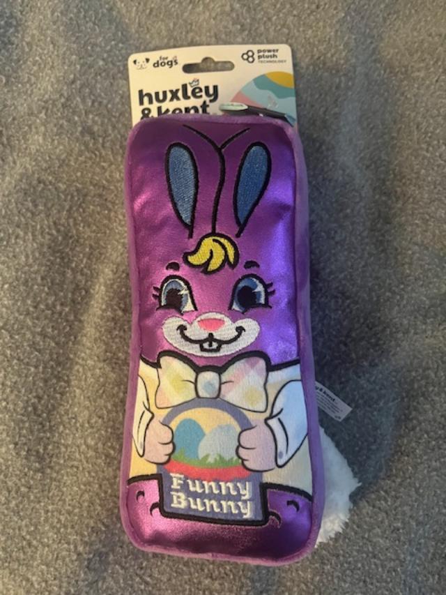 Foil Chocolate Bunny Dog Toy