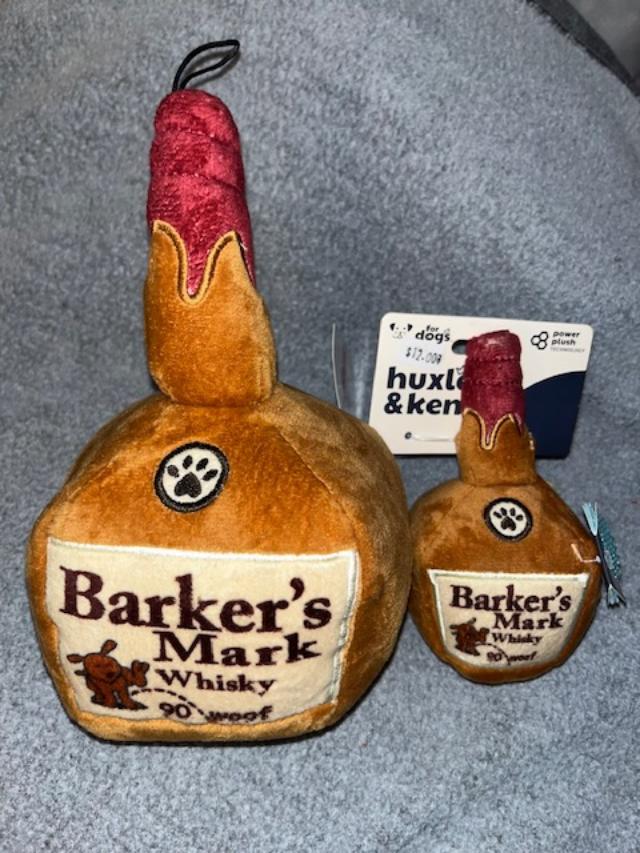 Barker's Mark Plush Dog Toy