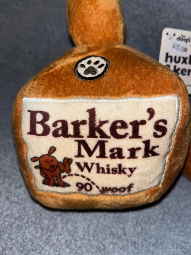 Barker's Mark Plush Dog Toy