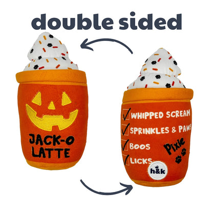 Jack-O-Latte Dog Toy