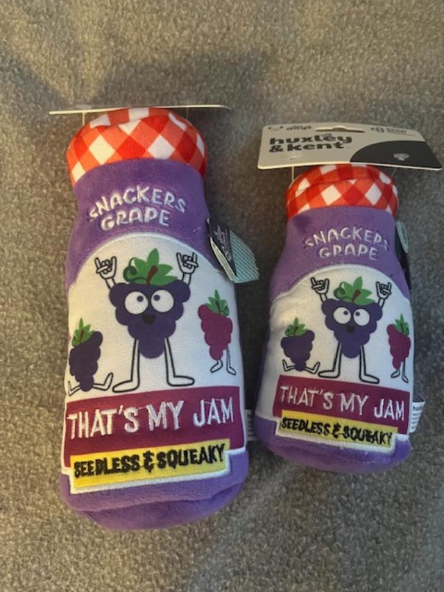 Snackers Grape Jam Dog Toy (Double Sided)