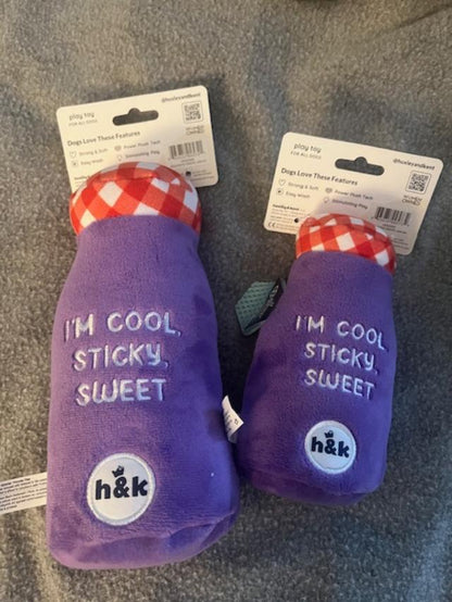 Snackers Grape Jam Dog Toy (Double Sided)