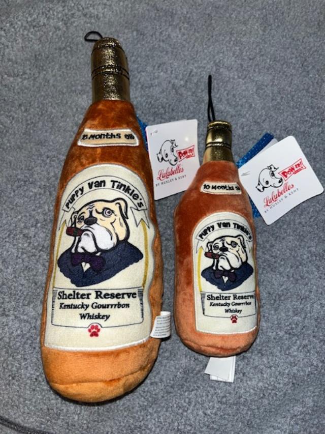 Puppy Van Tinkle's Whiskey Dog Toy