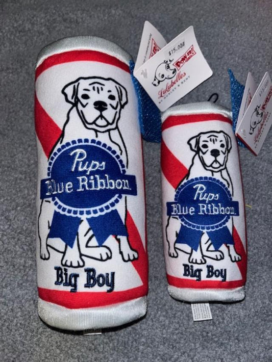 Pups Blue Ribbon Plush Dog Toy