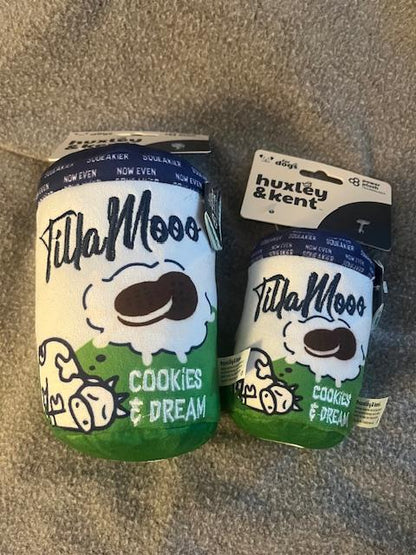 Tilla Moo Ice Cream Dog Toy (Double Sided)