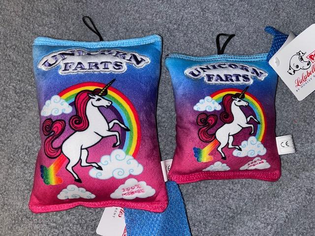 Unicorn Farts Dog Toy (Double Sided)